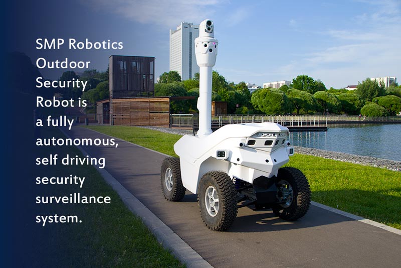 SMP Robotics Outdoor Security robot Argus